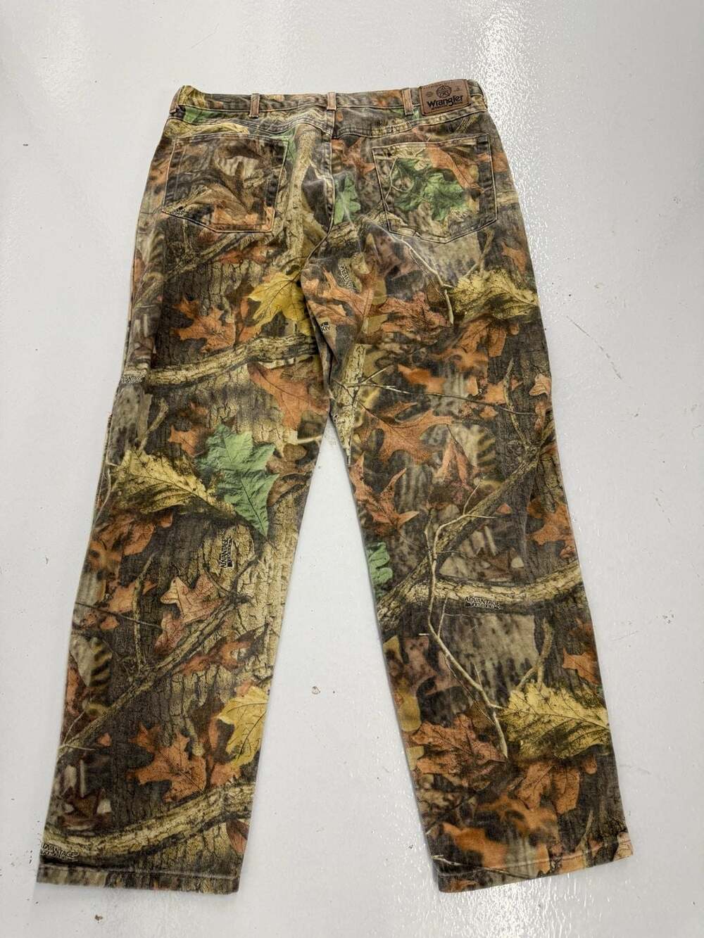 Vintage Wrangler Authentic Jeans Advantage Camouflage Double Knee Hunting Pants